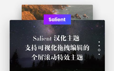 Salient 中文汉化主题 全屏滚动 全屏轮播 的响应式WordPress网站模板