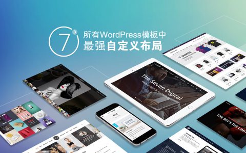 The7 v.9.3.0.1-中文汉化 可视化拖拽编辑的WordPress主题企业外贸商城网站模板 集成密钥