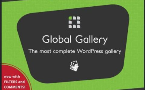 好用的照片插件 Global Gallery-WordPress响应式画廊插件
